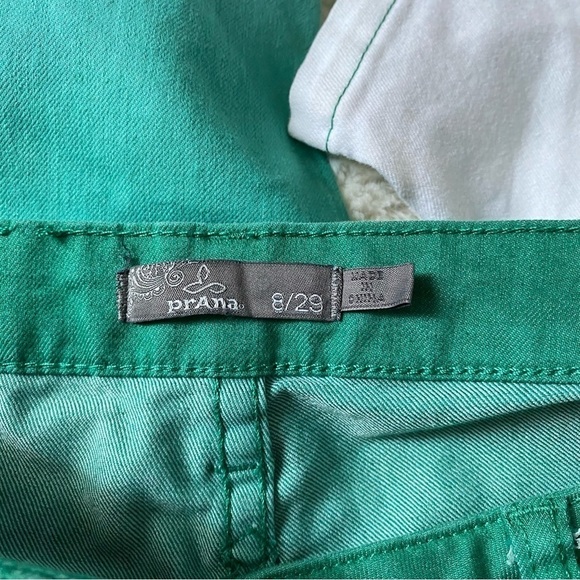 Prana Women's Green Ombre Ankle Zip Jett Capri Jeans Size 8/29 - Picture 4 of 5